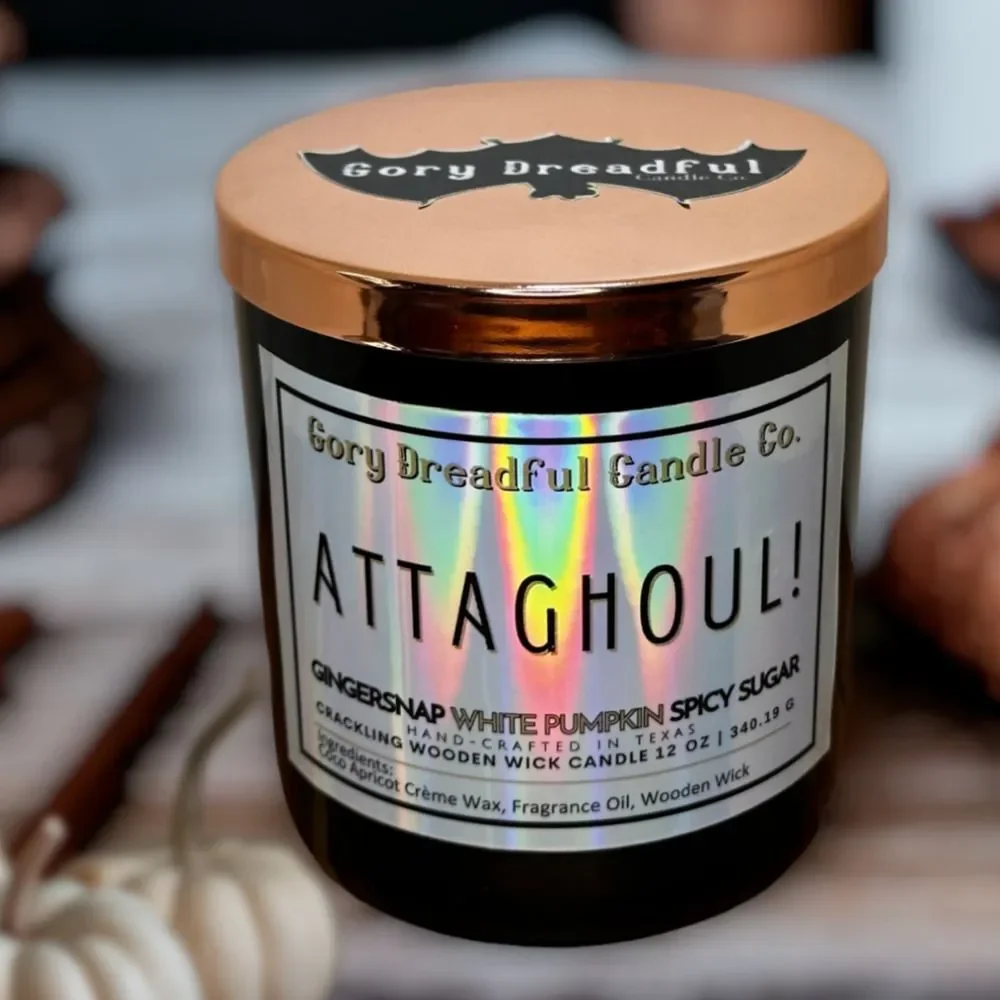 Gory Dreadful Candle Co attaghoul crackling